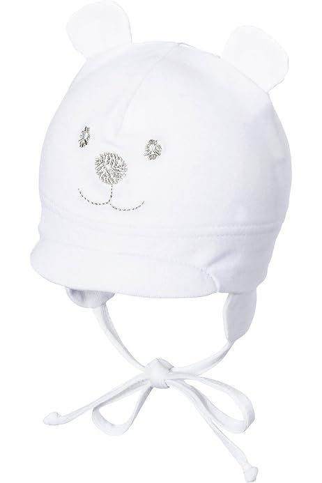 Sterntaler Gorro Unisex Con Cintas, Edad: De 4-5 Meses, Tamaño: 41, Azul