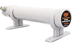 Grow Gadgets Tube Heater – 1ft, 2ft, 3ft, 4ft (60W–240W) – Low Energy Tubular Heater for Greenhouse, Grow Tent, Conservatory, Garage & Bathroom (60w - 1ft)