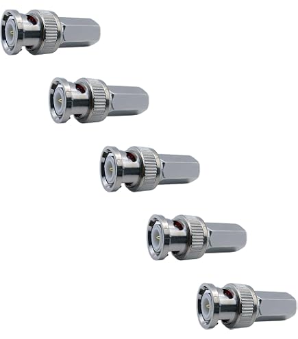Pack De 10 Connecteurs BNC Femelle Vissables Pour Caméras De Surveillance – Compatible Câbles RG6 & RG59 - 3