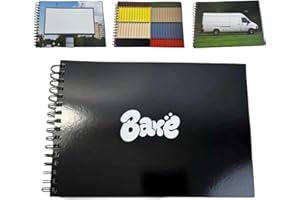 WEIWOGU Graffiti Sketchbook: Carta riciclata da 90 kg - Senza sbavature, Creativity Bare Graffiti Sketchbook con 180 paesaggi urbani reali, Quaderno di Street Art di livello professionale (A)