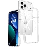 BUFF LABS Kablosuz Şarj Uyumlu Air Hybrid Şeffaf Kılıf, Darbe Emici TPU + PC Şeffaf Kılıf (iPhone 17 Pro Max)