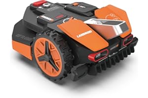 WORX Landroid Vision M600 Robot cortacésped WR206E.1 para Jardines de hasta 600 m² Robot cortacésped Inteligente sin Cable delimitador WiFi y Bluetooth Evasión Activa de obstáculos con tecnología AI