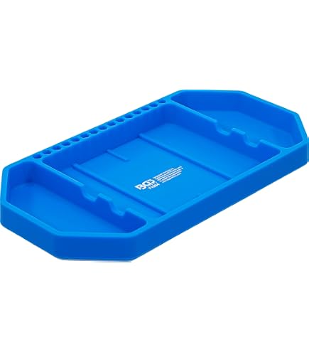 Bol Magnétique BGS 67103 - 15 Compartiments 120x190mm | Force 2kg | Range Petites Pièces