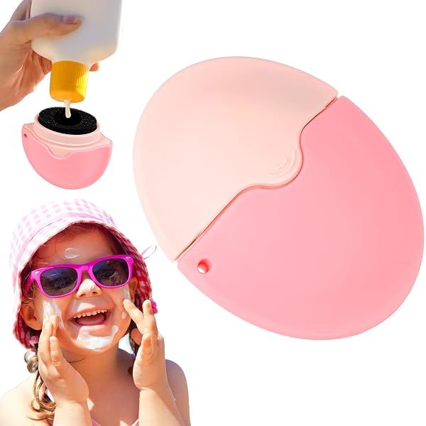 Sonnenschutz-Applikator Für Kinder & Erwachsene – 2 Stück, Wiederauffüllbar, Mit Roller & Schwamm