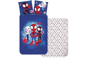 Spidey Fantastiska Vänner Babypåslakan 100x135 + Örngott 40x60 Bomull Barn | Baby sängset