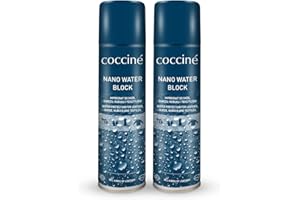 ‎C COCCINÉ Cocciné - Nano Water Block, 400 ml, Imprägnierspray Schuhe, Imprägnol Universal Imprägnierspray für Leder, Textilien, Nubukleder und Velours, Schuh Imprägnierspray Wasserdicht, Farblos