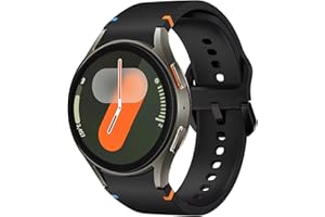 MYAPULUA Sport Straps for Samsung Galaxy Watch 7/6/5/4/FE Strap 40mm 44mm/Galaxy-Watch 6 Classic Strap 47mm 43mm/Watches 4 Classic 42mm 46mm/5 pro 45mm,No Gap Silicone Band Replacement Armband Women Men