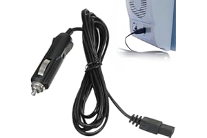 Tebinzi congélateur Voiture | Cordon Chargeur Allume-Cigare | Allume-Cigare Voiture à 12V DC 2 Broches câble d'alimentation pour Refroidisseur Voiture Portable glacière ini