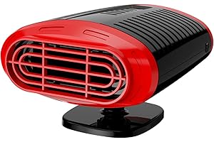 YIIDA Calefactor para coche USB, 12 V 24 V, portátil, calefactor de coche, calefactor portátil para coche, descongelador, 2 en 1, con protección contra sobrecalentamiento