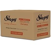 Sleepy Meyve Serisi Y&uuml;zey Temizlik Havlusu Mendili Portakal 12x100 (1200 Yaprak)