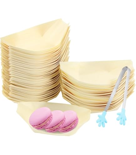 200 Barchette Finger Food In Legno Di Pino - 11x5,5cm, Per Aperitivo, Monouso - Foto 6