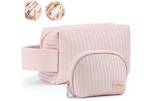 Desing Wish 2 Pezzi Beauty Case Da Viaggio Trousse Trucchi Donna Uomo Travel Makeup Bag Borsa Porta Trucchi Bustina Portatutto Donna Borse da Viaggio Organizer Pochette Trucchi Toilette Borsa Trucco