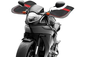 MOLBORY Scaldamani per Manubrio Bici e Motoslitta - Guanti da Guida all'Aperto - Manicotti Moto - Guanti Invernali Antivento Caldi con Coulisse per MTB, Bici Elettriche e Moto