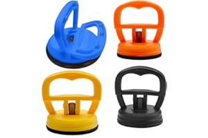 DGOSPSTIME Ventouse Carrosserie,Debosselage Carrosserie,Extracteur Bosses Voiture,Ventouse Voiture,Mini Ventouse Carrosserie Petite pour Poignée de Fenêtre, Porte, Levage D'objets Mobiles,4 Pièces