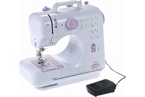 SPORTS FLYFREE Sewing Machine for Beginners,12 Stitch Electronic Sewing Machines,Mini Sewing Machine Double-line Two-speed Reverse Stitch