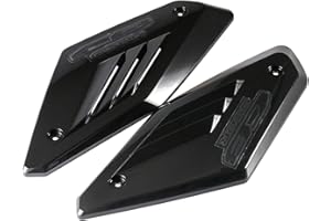 JFG RACING Cubierta Protección Admisión Aire Moto,Panel Lateral Protector Carenado Panel Cubierta Marco Lateral Tanque Gas para CB650R 2019-2021 (Negro Brillante)