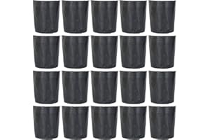 ‎CABILOCK Cabilock 8X8CM Mini Runde Pflanztöpfe Anzuchttöpfe Kunststoff Blumentöpfe Anzuchtschalen Saattöpfe Pflanzschale für Sämling Sukkulente Gemüse Keimung 300 Stück