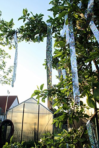 WRPS Vogel- und Wildschreckband 1×100 Meter + 1x 50 Meter – vertreibt schonend störende Vögel und Wildtiere - 7