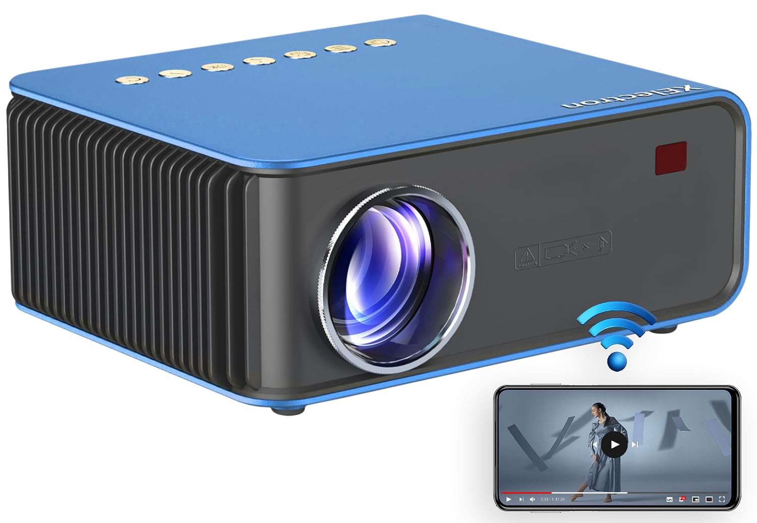 XElectron WiFi S2 Full HD 1080p Projector Review: 8400 Lumens, Screen Mirroring, YouTube & More