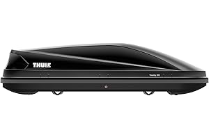 THULE 634201 Coffre de Toit Voiture Rigide Touring M 200, 400 L, Noir