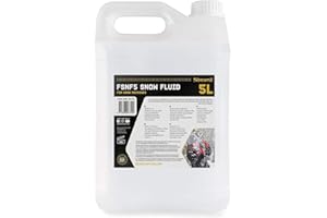 BeamZ FSNF5 Liquide pour Machine à Neige 5 Litres, Haute Performance, ne laisse Pas de Résidus, Biodégradable, Non Toxique pour la Santé et l'Environnement, Made in Europe