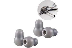 VIURACLE Estetoscopio Ear Tips Replacement for Littmann Stetoscopes Compatible with MDF Stetoscope Ear Pieces Classic 3 Cardiology 3 & Cardiology 4, Cardiology III & IV & Littmann Stetoscope Parts (gris)