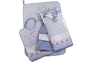 Bubabù COM109-AZZ Completo Asilo Amici del Mare, Azzurro, 3 pezzi