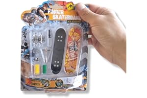 ANTEVIA Matériaux - Skateboard de Doigts pour Enfants,Kit d'assemblage Skate,Plus DE 10 MODÈLES,Couleurs aléatoires,Jouet (Finger Skate)