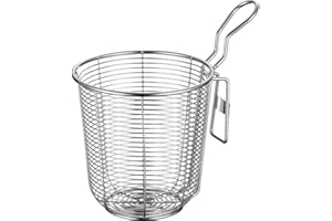 Eachave 304 Edelstahl Körbe für Pasta, Sieb für Nudeln, Edelstahl, Filter für Lebensmittel in Spinnenform aus Netz, Zum Spülen von Pasta, Nudeln, Obst