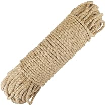 Corde De Jute 10 Mm X 15 Mètres - Ficelle Chanvre Naturelle Pour Bricolage Et Jardinage