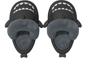 MUYOGRT Sharklas Polares Sharklas Originales Chanclas Tiburon Mujer Hombre Sharky Chanclas Invierno Zapatillas Tiburon Antideslizantes Pantuflas