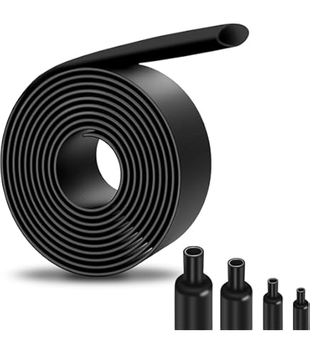 Guaina Termorestringente Nera 6mm - Restringe A 3mm, Confezione Da 10 Metri - Foto 9