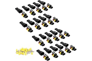 CATALPA BLUME 2 polig Stecker Steckverbinder Capalta Blume 20 set 1.5mm Superseal Steckverbindung Wasserdicht für Auto KFZ Boot