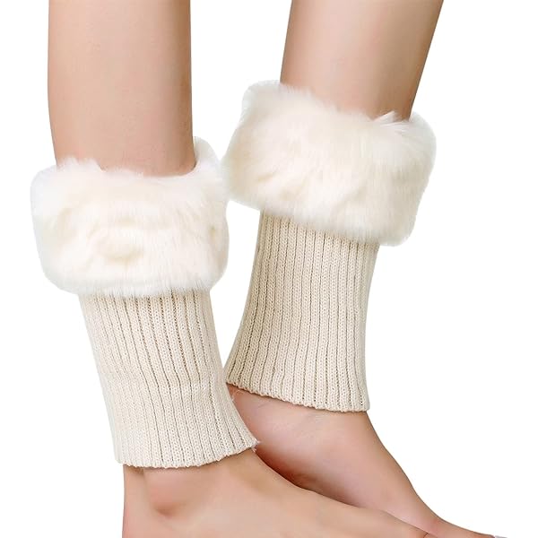 Stylishe Beinstulpen Damen - 4er Set Für Kalte Tage | Gestrickte Leg Warmers