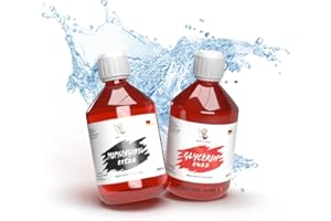 ‎POPY POPY TRADE pflanzliches je 500ml Glycerin VG E422 & 500ml Propylenglykol PG E1520 I 99,5% Pharmaqualität I Ideal für Diffusoren, Vernebler & Nebelmaschinen sowie Hautpflege & DIY-Projekte
