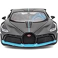 CLUBX Bugatti Divo Die cast Pull Back Metal Car Model Collection of Toy Cars Openable Doors Flashing Light and Musical Sound Best car Gift for Kids (Bugatti Divo car)