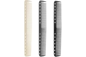 NIANOPKM Professionelle Haarkamm,3 Carbon Kamm Antistatisch,Herren Damen Friseur Styling Kamm für Mit Verschiedenen Arten Von Haaren Haarkamm