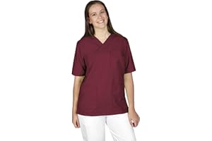 NYBO Kasack Kurzarm Damen & Herren | Atmungsaktiv, Strapazierfähig Schlupfkasack mit 3 Taschen | Oeko-TEX | Medizinische Berufsbekleidung | Pflege Kleidung | Unisex Arbeitskleidung