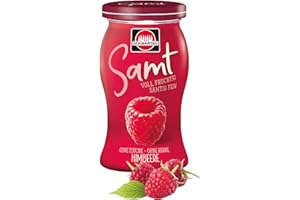 ‎SCHWARTAU Schwartau Samt Himbeere, Fruchtaufstrich ohne Stücke und ohne Kerne, 270g
