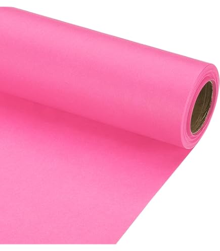 Rouleau Papier Cadeau Orange 70cm X 100m - Emballage Uni Élégant Pour Toutes Occasions