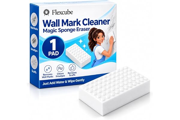 Magic Eraser | Pack of 1 | No Scratch Multi-Surface Cleaning Sponge | Removes 100+ Tough Stains | Just Add Water | Walls, Kit