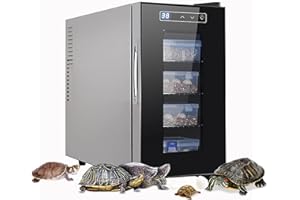 DEZHXHE Reptile Incubator 23L Scientific Lab Incubator Digital Incubator Cooling and Heating Temperature can be Controlled at 50℉~104℉ Reptile Egg Incubator Work for Small Reptiles