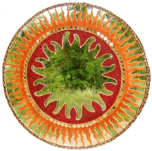 Deko-Spiegel ITA , verziert, Wandschmuck, rund, Grösse:ca. 60 cm - 2