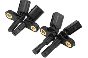 ANBOO 4PCS ABS Wheel Speed Sensor Set 1K0927807 Compatible with Audi A3 2008-2013,VW Golf 2003-2012,WHT003856,Front & Rear Left & Right Sensors for Optimal Performance