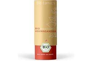 ‎BE TANICS be tanics Bio Ashwagandha Kapseln - Vollspektrum - Laborgeprüft - 180 vegane Kapseln - 100% Bio Schlafbeere hochdosiert - indischer Ginseng Pulver - in Deutschland produziert