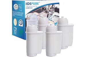 ICEPURE Filtr wody do ekspresu do kawy,Kompatybilny z Siemens EQ Series, EQ3/EQ6/EQ9, EQ500, S700, Brita Intenza 575491, Bosch TCZ7003, TCZ7033, 4 sztuki