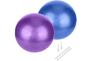 GOONIDY Palla Pilates Piccola, 25 cm Fitball Softball da Fitness, Soft Fit Ball Pallone Palloni Attrezzi per Yoga Ginnastica Fisioterapia Ritmica Gravidanza Casa Bambina (Formazione Base & Migliora Saldo)
