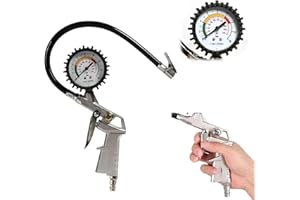 TMRBBESTY Reifendruckprüfer,220 PSI Luftdruckprüfer,Reifendruckprüfer für Auto,Digitaler reifendruckprüfer,Reifenfüller,Druckluft Kompressor Zubehör,Reifendruckmesser,Geeignet für Autos,Fahrräder,Motorräder,LKW