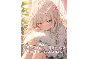 Libro para colorear anime y manga: Gran libro de colorear, múltiples dibujos de personajes famosos de anime y manga, para adolescentes, niños y adultos.