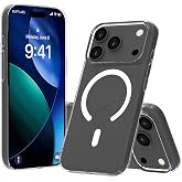 BUFF LABS Kablosuz Şarj Uyumlu Air Fit Şeffaf Silikon İnce Sert Kılıf (iPhone 17 Pro Max)